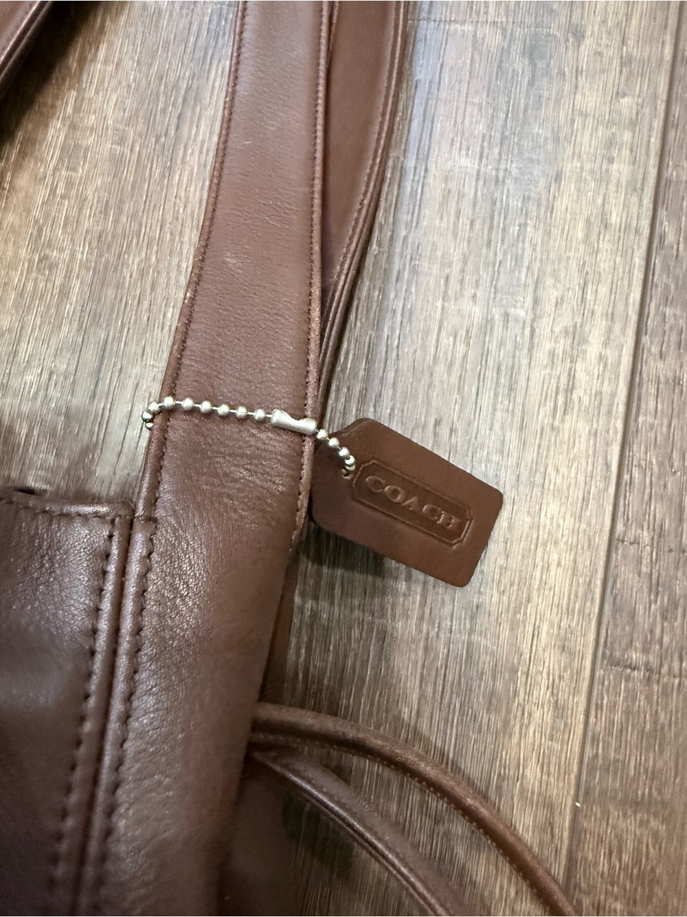 Coach Vintage Lexington Drawstring Bucket Bag 4180 Brown Leather Italy - Picture 4 of 13